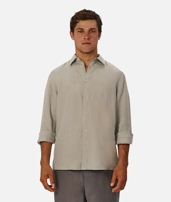 HADE PICKS #6531 The St Martins Long Sleeve Linen Shirt