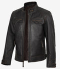 HADE PICKS #6534 Men's Vintage Dark Brown