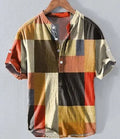 HADE PICKS #6533 Men's Linen Shirt
