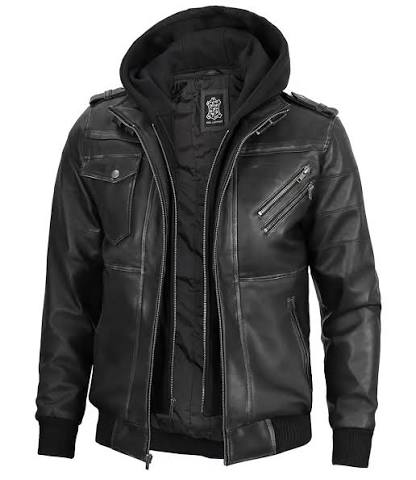 HADE PICKS #6535 Men's Dark Gray Leather